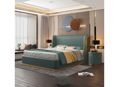 Projektant Łóżko Sypialnia łóżko Wyposażenie Hotelu Luksusowa Podkładka Nowość