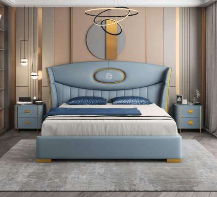 Łóżko Sypialnia Nowoczesna Rama Łóżka Nowe Łóżko Podkładka Design Luxury Meble