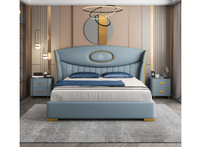 Łóżko Sypialnia Nowoczesna Rama Łóżka Nowe Łóżko Podkładka Design Luxury Meble