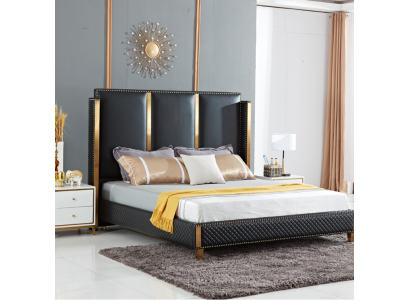 Łóżko Podkładka Design Luksusowe podwójne łóżko hotelowe Małżeństwo Sleep Pokój 180x200cm