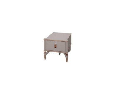 Designerskie konsole nocne Stolik nocny Drewno Modern Beige Girls