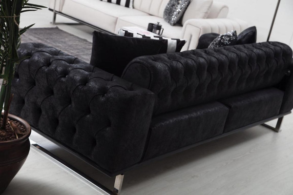 Nowoczesne Meble Salonowe Kompletna Sofa Kanapa Trzyosobowa Meble tapicerowane Fotel