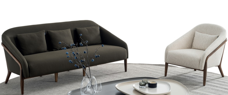 Luksusowy Zestaw do Salonu Sofa Fotel Nowoczesny Design 3+1 miejsce do siedzenia Meble Nowość