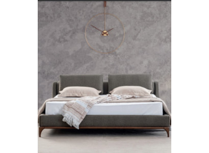 łóżko Sypialnia Czarny Luxury Design Podkładka Łóżko Designer Meble Nowość