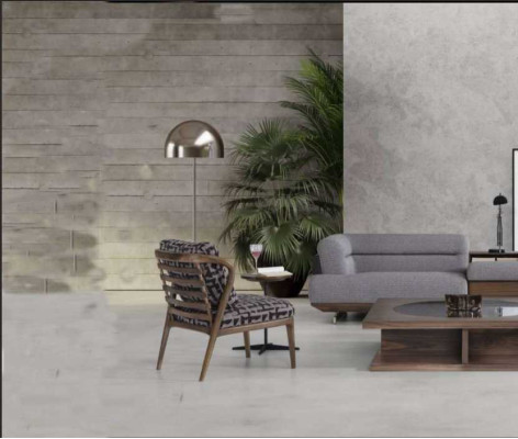 Nowoczesny zestaw do salonu Narożnikowa kanapa Fotel z stolikiem kawowym w kształcie litery L Luxury Design