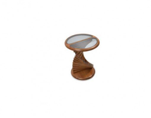 Chic Stolik Salon Nowoczesny Design Drewno Schody Tabela