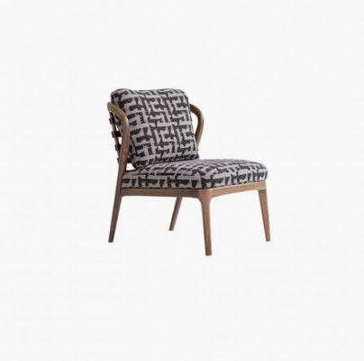 Fotel Salon Nowoczesny Luksusowy Design Szara Sofa Jednoosobowa Kanapa Meble