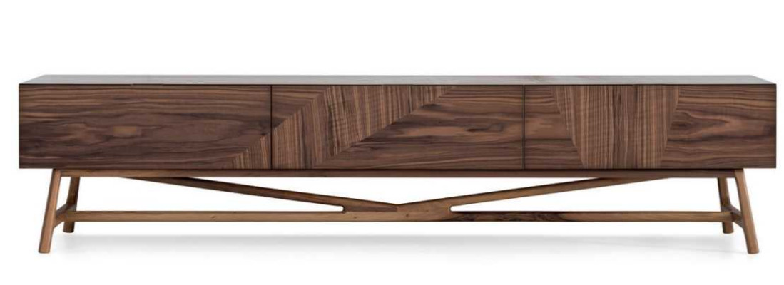 Pokój dzienny stojak TV z 2x półka ścienna Luxury Design Kredens Jednostka ścienna