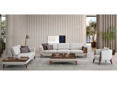 Zestaw do salonu 2x sofa fotel stolik kawowy zestaw sofowy zestawy kanapy meble