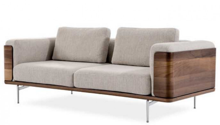 Zestaw do salonu Luksusowy nowoczesny design 2x Sofy z Fotel Zestaw sofowy