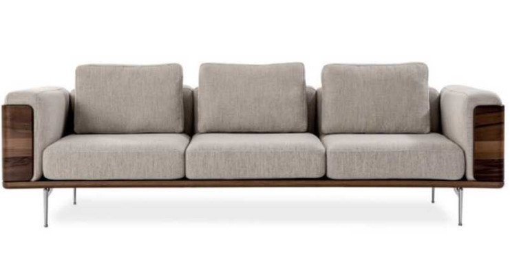 Sofa do salonu luksusowy nowoczesny design z Podłokietniki trzyosobowa konstrukcja