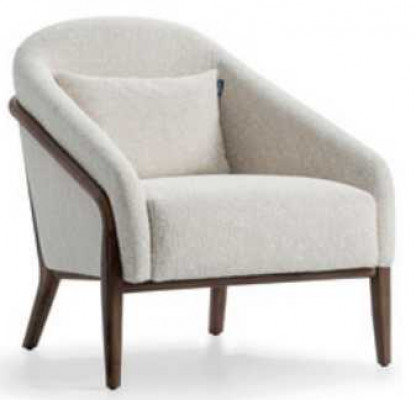 Fotel Podkładka miejsce do siedzenia Nowoczesny Design Grey Lounge Luksusowy Salon
