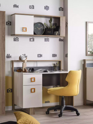 żłobek Ustawić łóżko składane meble dziecięce Łóżko Drewno szare zestaw 6 sztuk