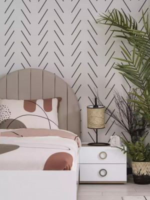 Design żłobek Komplete Łóżko meble dziecięce Drewno Biały komplet 4 szt. Nowe