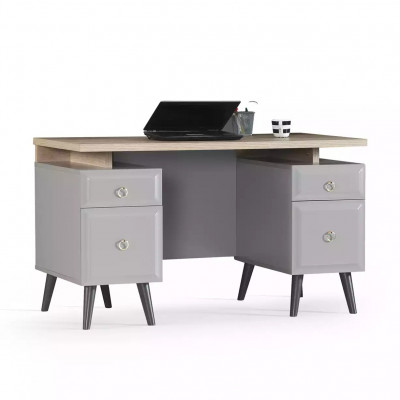 Biurko komputerowe Biurko Biurko dziecięce Drewno Szare Tabela Design