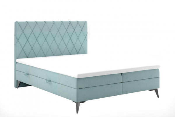 Sypialnia Łóżko Luxury Meble Podkładka Materiał Nowoczesny Design Łóżko Box Spring