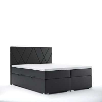 Luksusowa Sypialnia Łóżko Podkładka Materiał Design Podwójne łóżko Meble box łóżko z materacem sprężynowym