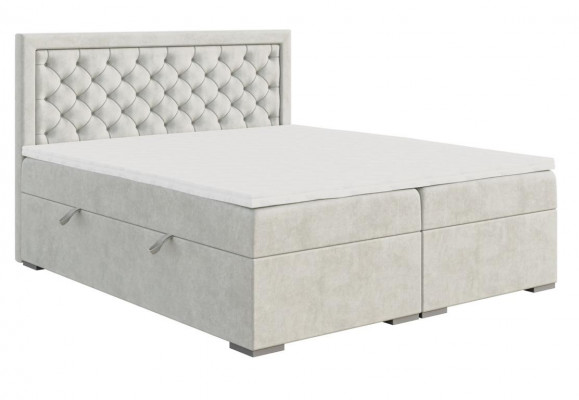 Sypialnia Łóżko Luxury Meble Style Modern Box Bed Design Podwójne łóżko