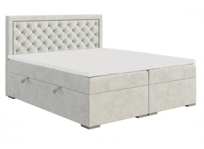 Sypialnia Łóżko Luxury Meble Style Modern Box Bed Design Podwójne łóżko