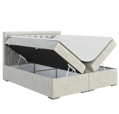 Sypialnia Łóżko Luxury Meble Style Modern Box Bed Design Podwójne łóżko