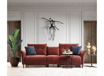 Designerska Sofa do Salonu Nowa Tapicerowana Sofa Czteroosobowa Kanapa Nowoczesne Meble
