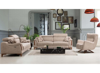 Zestaw sofowy do salonu trzyosobowa sofa kompletna jednoosobowa Fotel Włókienniczy Meble