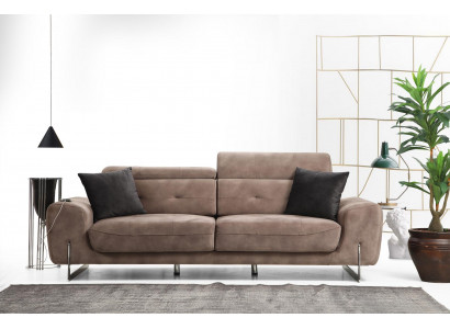 Sofa trzyosobowa w stylu kanapy o nowoczesnym designie Meble tapicerowane luksusowe włókiennicze