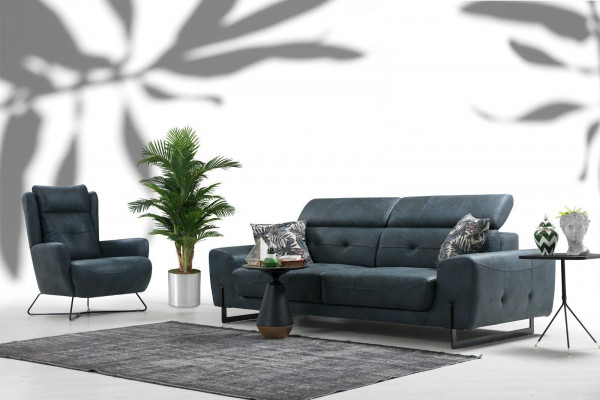 Zestaw sofowy 2-częściowa trzyosobowa sofa do salonu designerskiego Fotelu Włókienniczego Meble