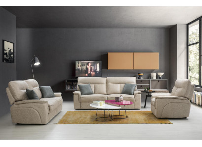 Designerski zestaw sofowy 3 sztuki nowoczesne meble tapicerowane do salonu w komplecie