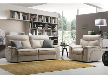 Zestaw do Salonu Sofa Trzyosobowa Sofa Nowoczesna Sofa Fotel Meble Projektowe Meble tapicerowane