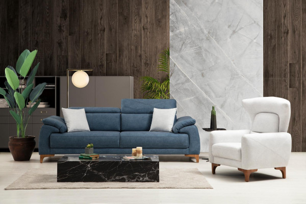 Zestaw do Salonu Modern Luxury Zestaw sofowy 3 szt. Podkładka Meble Włókiennicze Nowość