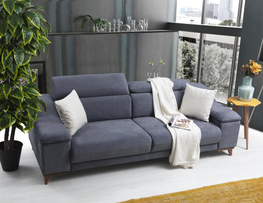 Kompletna Sofa Do Salonu Dwuczęściowa Trzyosobowa Nowoczesna Fotel Włókienniczy New Meble Couch