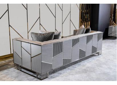 Zestaw sofowy 3+3+1 miejsce do siedzenia stolik kawowy Stolik Sofa Fotel Zestaw 5-częściowy.