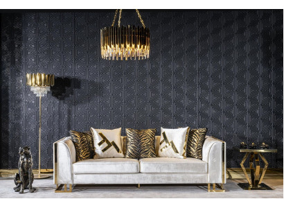 Sofa 3 Siedziba Sofy Siedziba Design Kanapa Trzyosobowa Luksusowe Meble Styl Nowoczesny