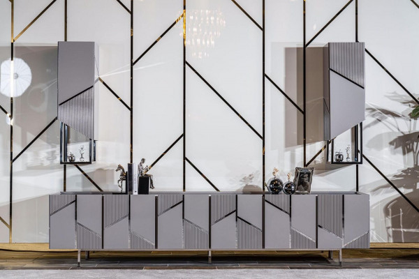 stojak TV + 2x półki kredens rtv szafka salon Drewno Modern Nowy