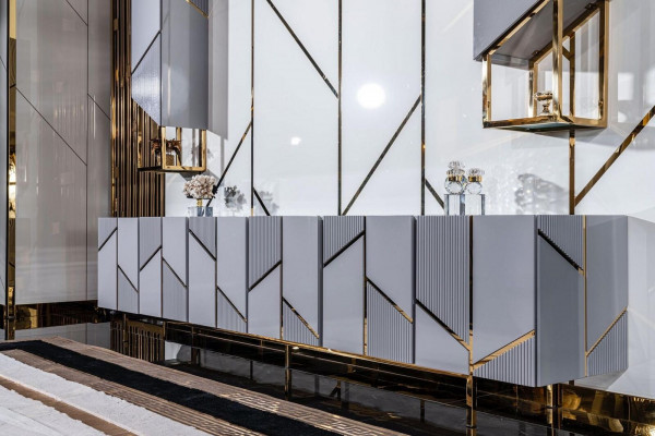 stojak TV + 2x półki kredens rtv szafka salon Drewno Modern Nowy