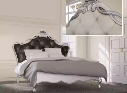 Łóżko Podkładka Design Luksusowe podwójne łóżko Sleep Pokój Italian Meble