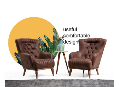 Luksusowe Meble Design Fotel Nowoczesny Design Fotel Brązowy Salon Nowość