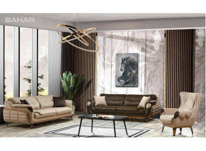 Zestaw sofowy 3+3 miejsce do siedzenia Sofa Fotel Sofy Relaks Luksusowy Zestaw do Salonu