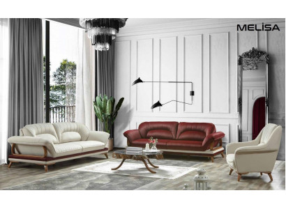 Luksusowy Zestaw Ustaw Zestaw sofowy 3+3+1 miejsce do siedzenia Sofa Fotel 3-częściowy. zestawy