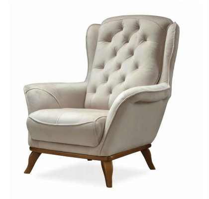 Fotel Luxury Design Meble Styl Klasyczny Włókienniczy Salon