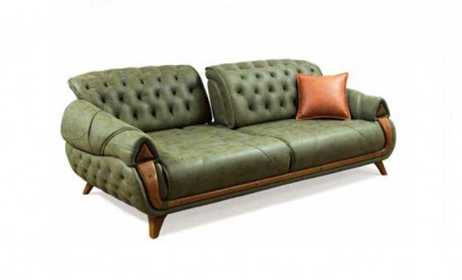Klasyczna trzyosobowa sofa rozkładana Podkładka Meble salon 3 Siedziba