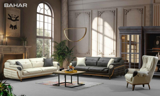 Zestaw sofowy 3+3+1 miejsce do siedzenia Grupa Sofa Fotel Sofas Classic Set