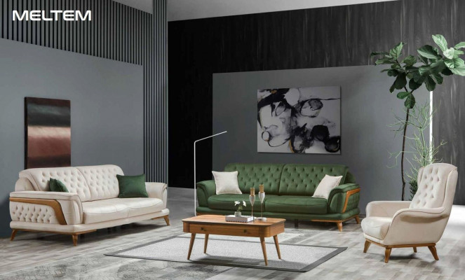 Ustawić luksusowy salon Zestaw sofowy 331 Siedziba Sofa Fotel Sofy 3-częściowe