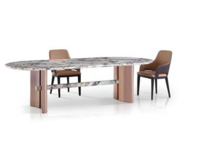 jadalnia Meble Stal nierdzewna Owalny Stół obiadowy Tabela Design stoły Luxury Meble