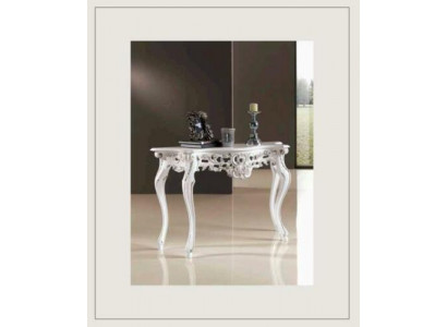 Designerska konsola Luxury Konsole stołowe stoły Drewno Design Silver Classic Nowe