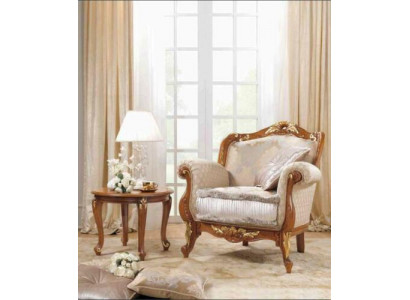 Włókienniczy Fotel 1 miejsce siedzące Sofa Podkładka Sofy Design Luksusowy Klasyczny Barok Rokoko