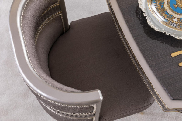 Krzesło Brązowa jadalnia Nowoczesna Krzesła jadalnia Design Eleganckie Meble Metalowe Nowość