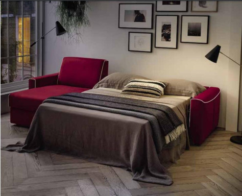 Narożnikowa kanapa Sofa o nowoczesnym designie Focus Material Kanapa w kształcie litery L Żywy krajobraz Meble Włochy