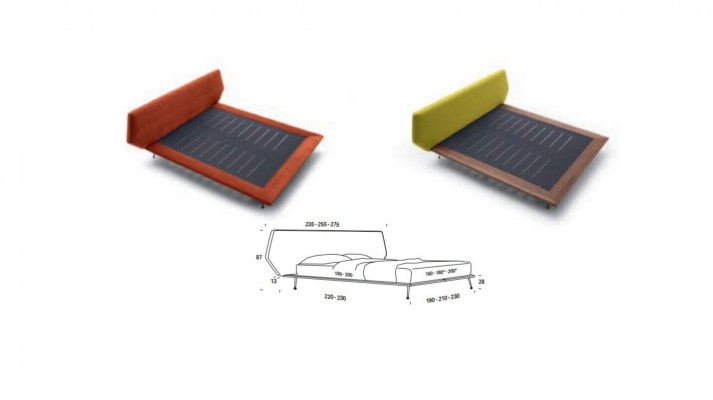 Design Łóżko Podkładka Luksusowe podwójne łóżko hotelowe Małżeństwo 180x200cm Sleep Pokój Włókienniczy